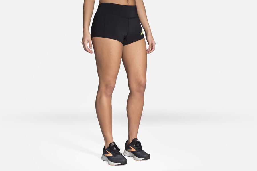 Womens Brooks Elite 2" Boy Bottoms Elite/Black/Nightlife | 156372-GWX